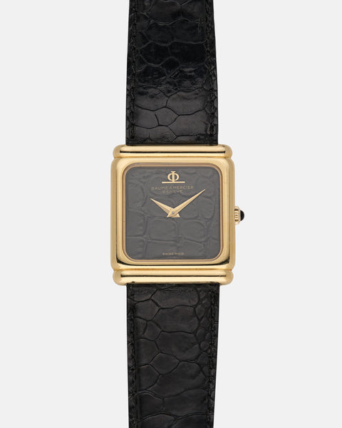 Vintage Baume & Mercier Alligator Dial (18k Gold)