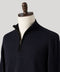 Classic Navy Quarter-Zip Sweater