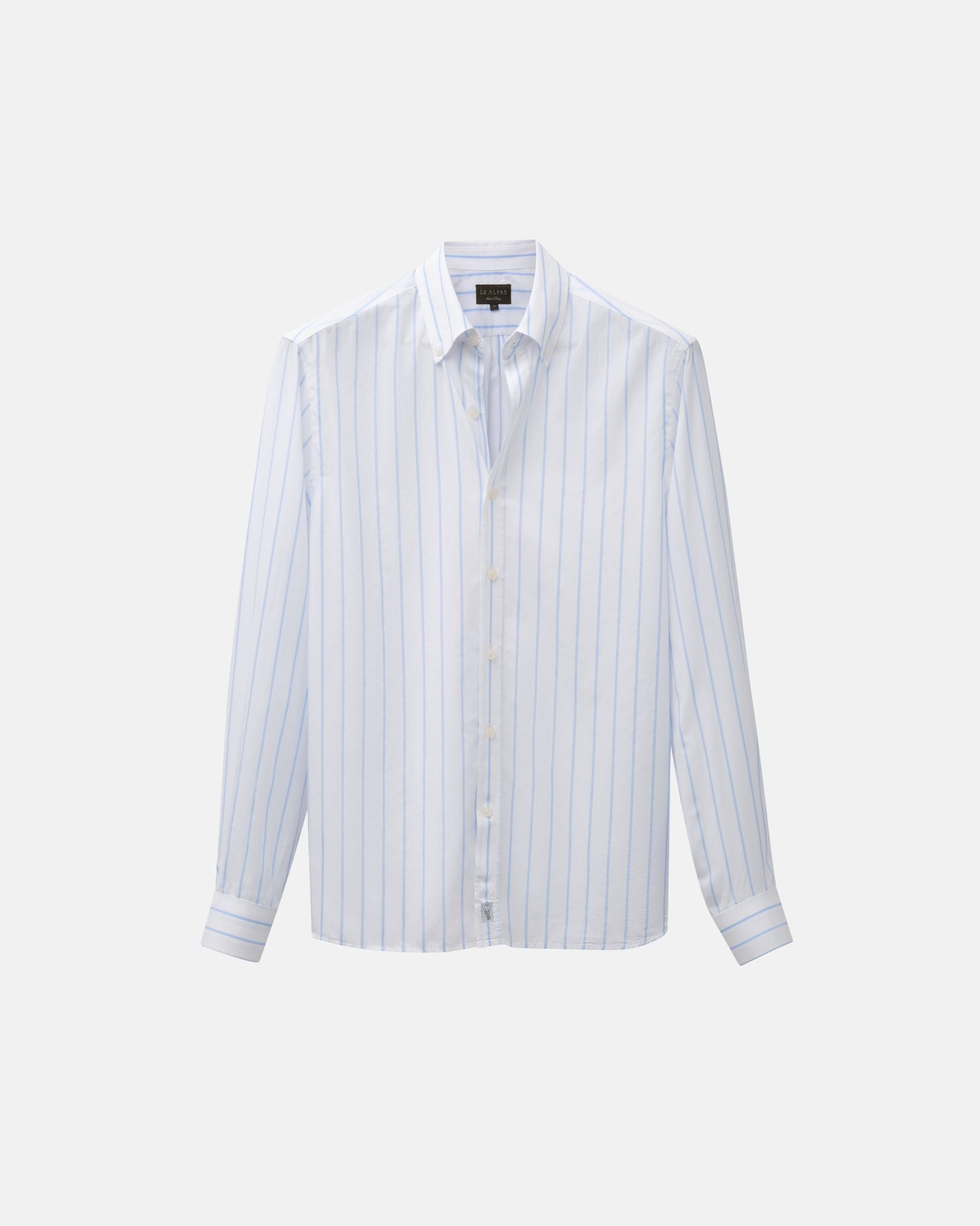 Retro White Stripe Dress Shirt | Le Alfr Retro White Stripe Dress Shirt | Le Alfr
