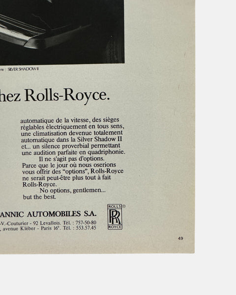 Rolls-Royce 1977 Silver Shadow II Print