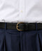 "Le Belt" Black Pebble Grain Leather