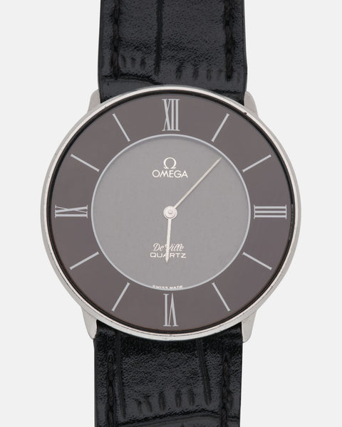 Vintage 1982 Omega Ultra Thin DeVille Quartz