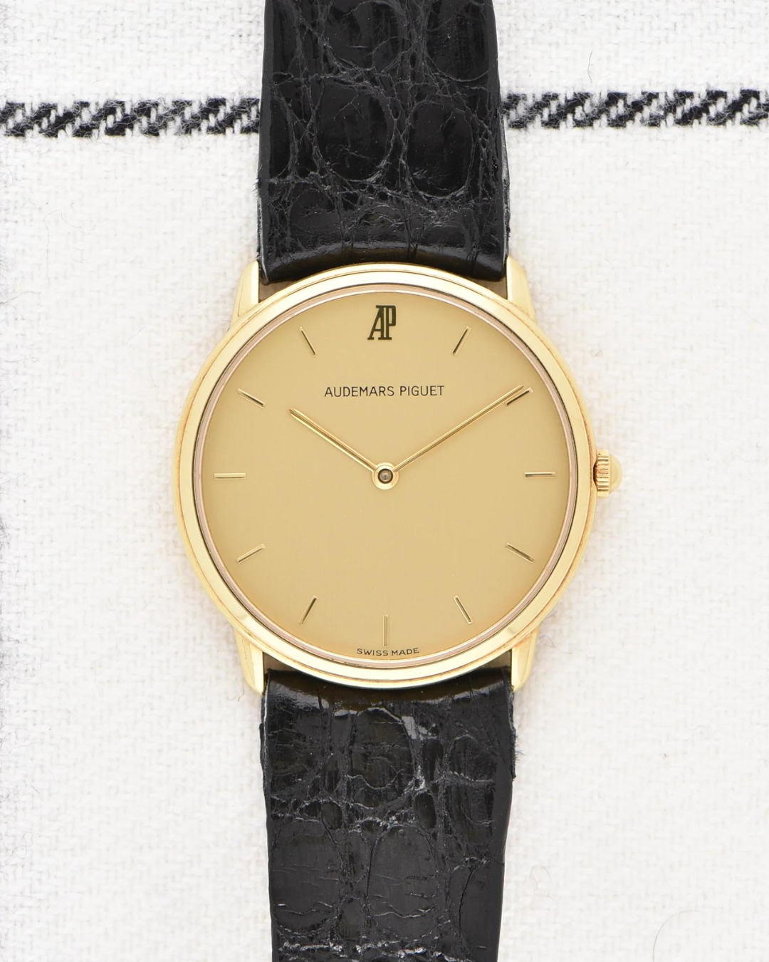 Audemars Piguet 1990's Vintage Gold Watch Le Alfré