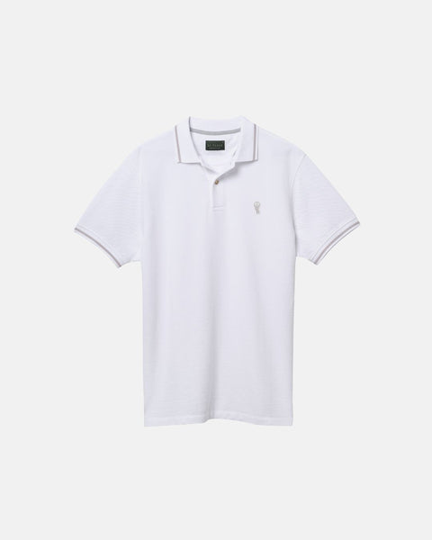 Classic White Alfré Pique Polo