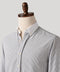 Classic Black Stripe Contrast Collar Oxford Shirt