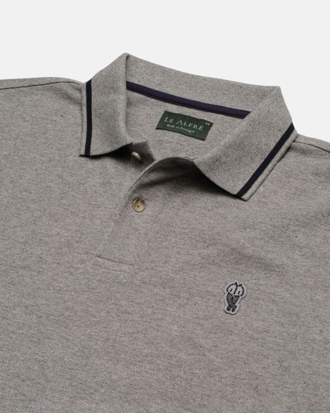 Classic Grey Alfré Pique Polo