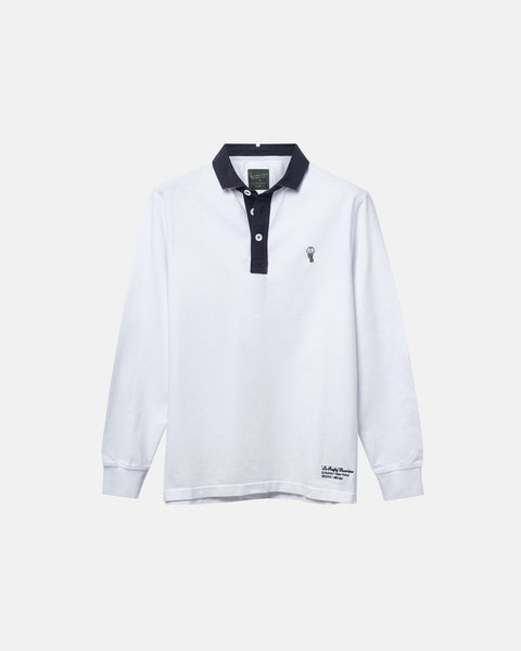 'Le Rugby' Classique White Rugby Shirt