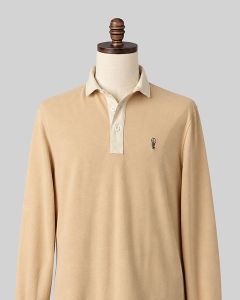 Alfré's Signature Beige Rugby Shirt