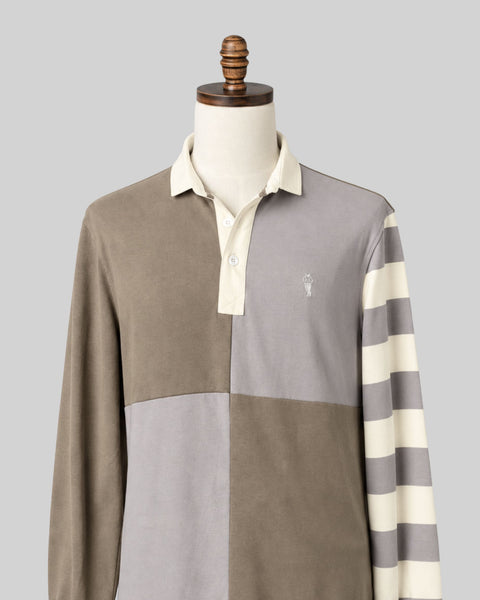 Alfré's Olive Colorblock Rugby Shirt
