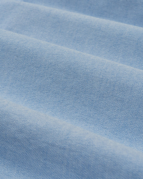 'Le Original' Blue Contrast Collar Oxford Shirt