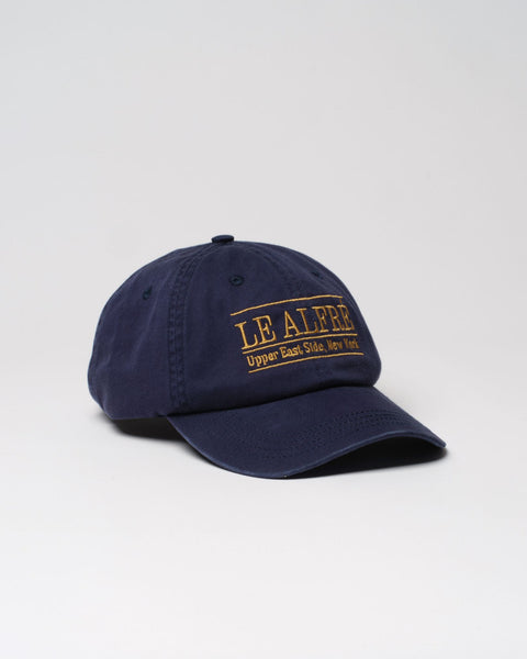 Le Alfré Upper East Side Navy Throwback Cap