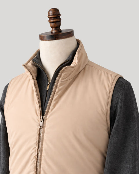Taupe Lightweight Padded Gilet