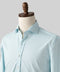 Aqua Broadcloth Spread Collar Dress Shirt