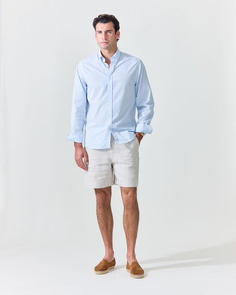 Light Blue Thin Stripe Shirt