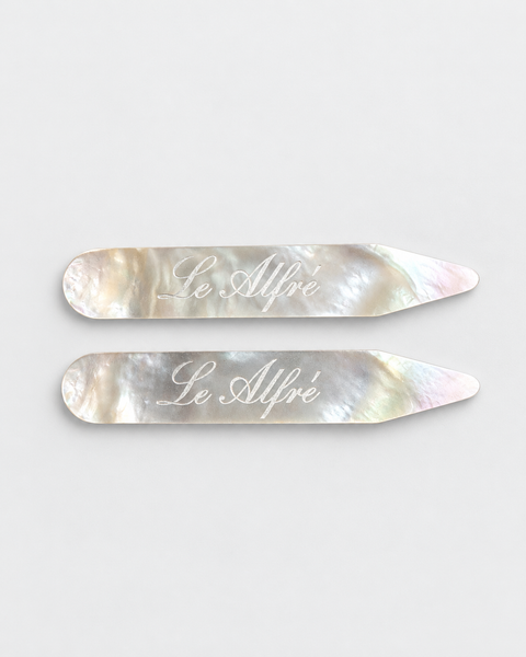Mother of Pearl Collar Stays (Set of 2)