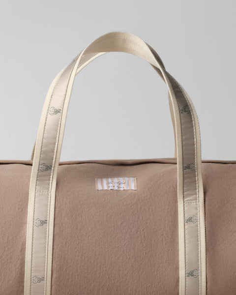 Le Alfré Beige Duffle Bag