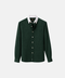 Classic Hunter Green Contrast Collar Oxford Shirt