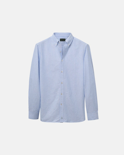 'Le Stripe' Blue Oxford Shirt