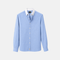 Classic Blue Contrast Collar Oxford Shirt