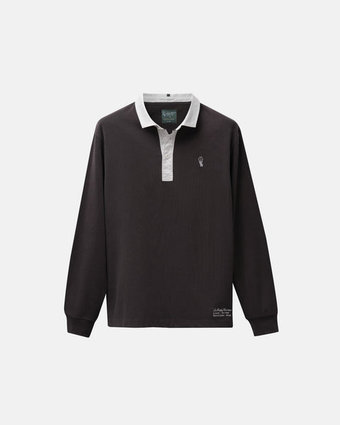 'Le Rugby' Classique Dark Grey Rugby Shirt