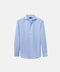 Classic Light Blue Linen-Blend Shirt
