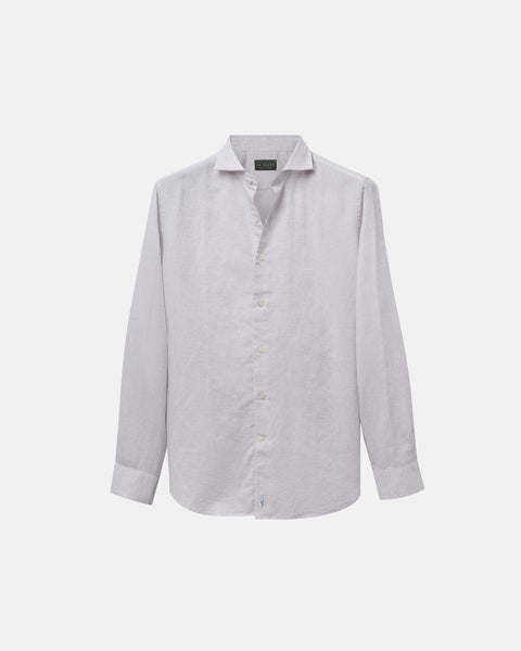 Classic Natural Linen-Blend Shirt