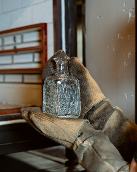 Le Alfré Handblown Glass Whiskey Decanter