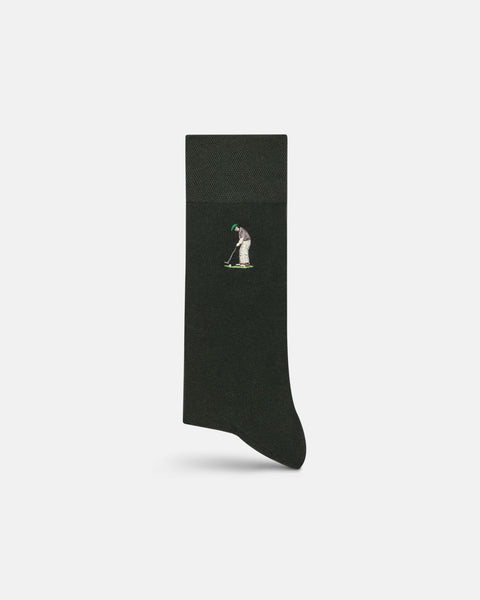 "Reading The Green" Dress Socks