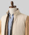 Cream Padded Cable Knit Jacket