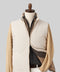 Cream Padded Cable Knit Jacket
