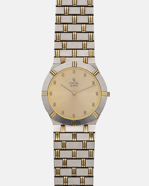 Vintage Concord 18K Gold & Stainless Steel