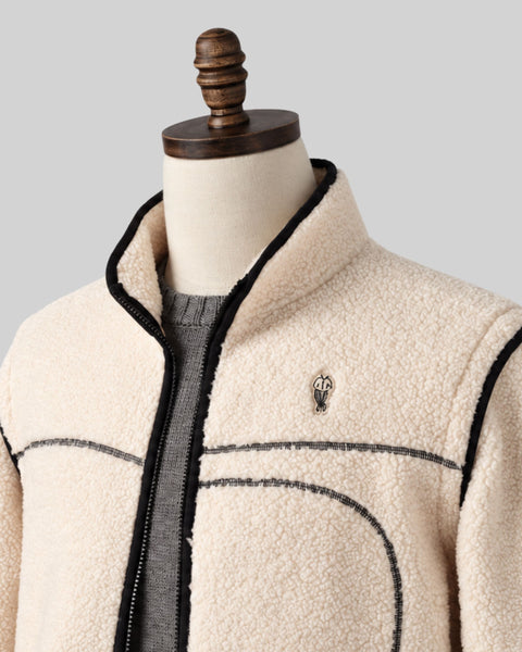 Alfré Cream Modular Fleece Gilet Jacket