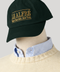 Le Alfré Upper East Side Hunter Green Throwback Cap