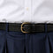 "Le Belt" Black Pebble Grain Leather