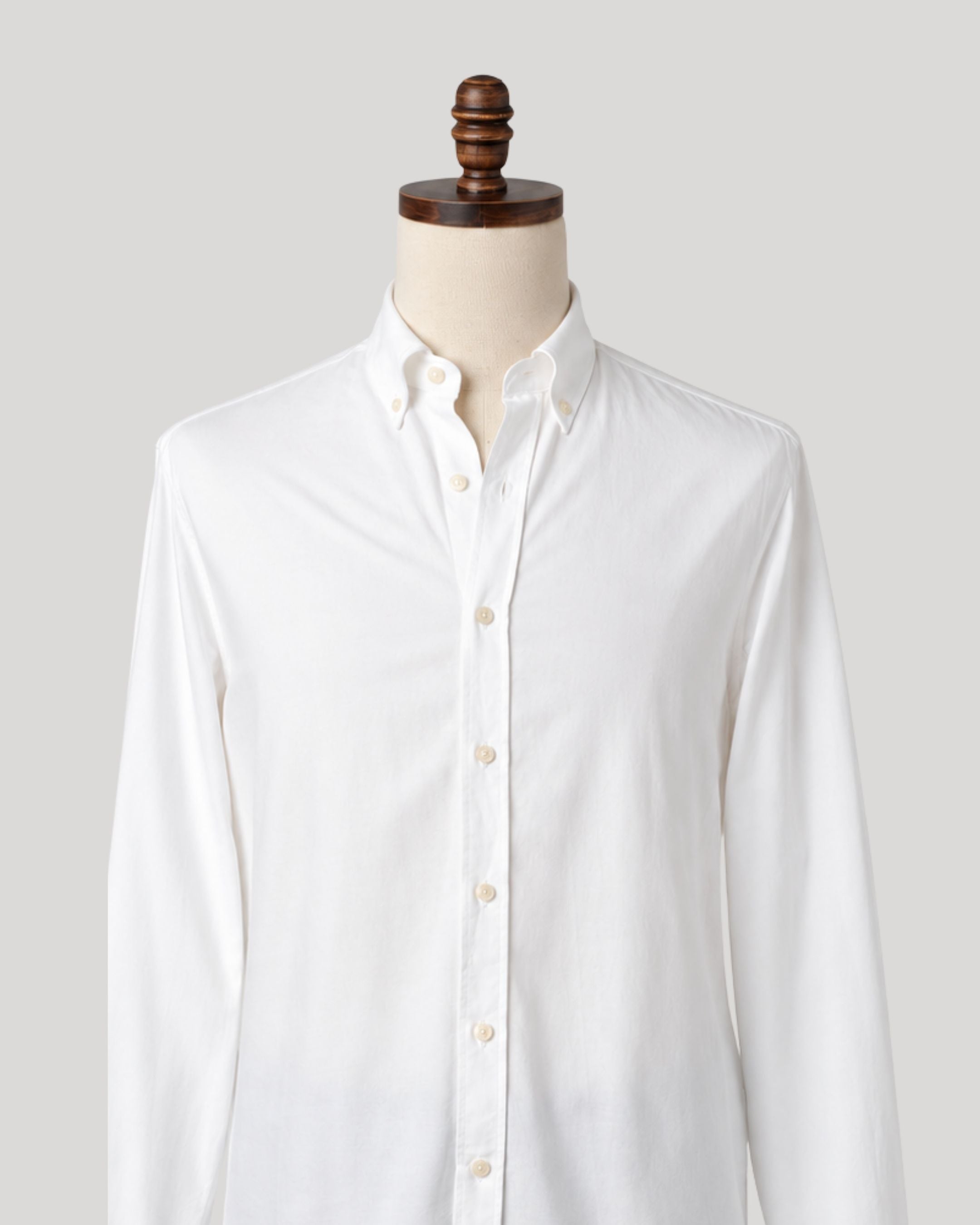 epahalf oxford shirt ホワイト Classic White Oxford Shirt | Le Alfré