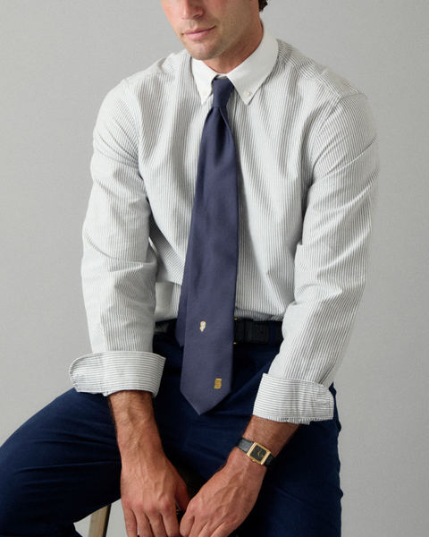 "Time is Money" Italian Silk Tie