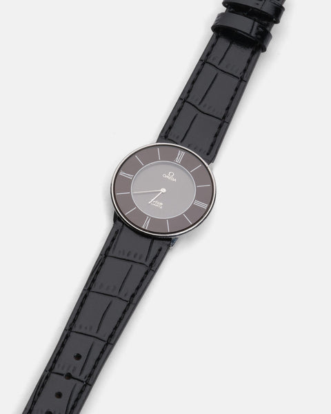 Vintage 1982 Omega Ultra Thin DeVille Quartz