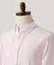 Pink Stripe Contrast Collar Oxford Shirt