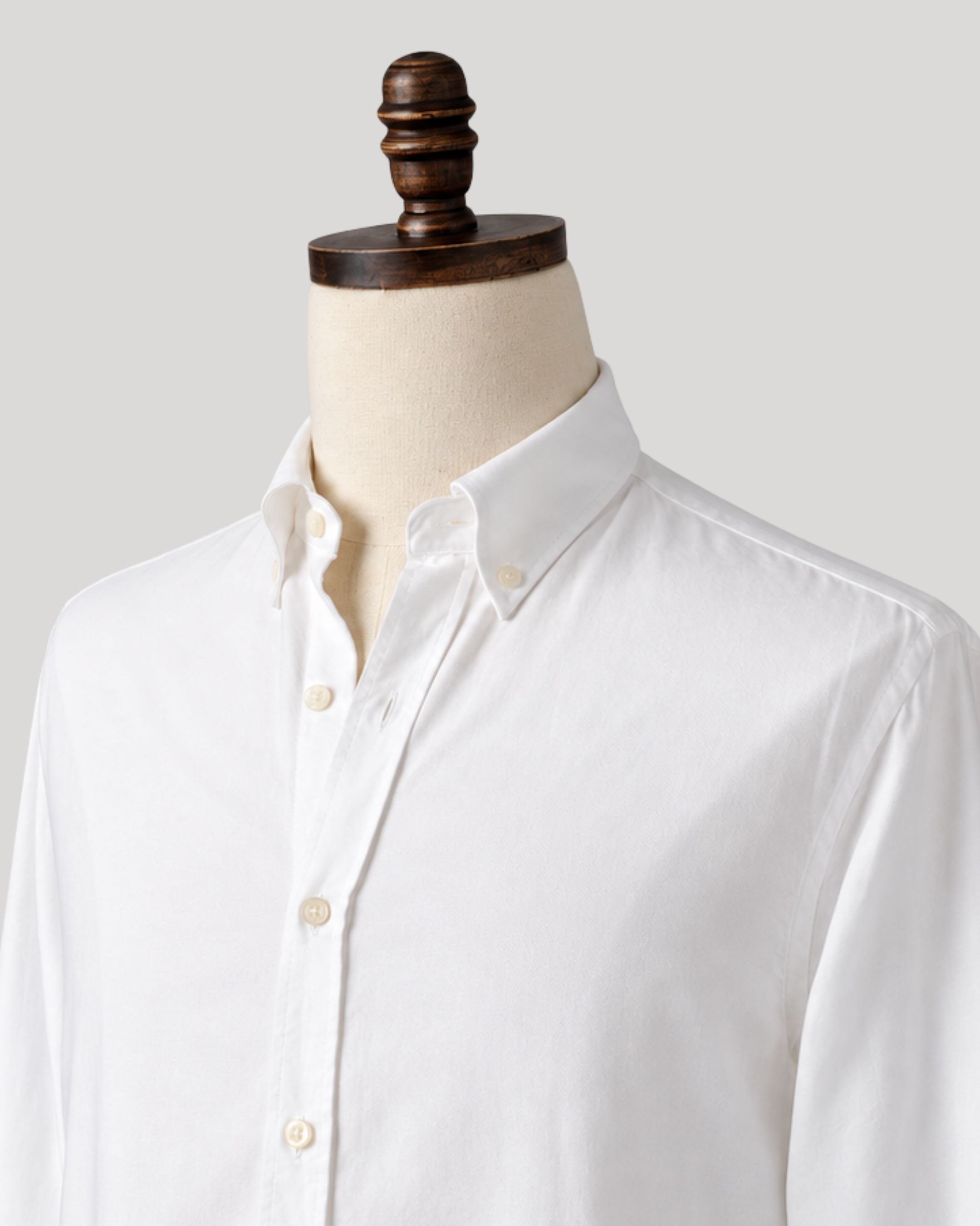 epahalf oxford shirt ホワイト Classic White Oxford Shirt | Le Alfré