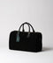Black Suede Weekender Bag