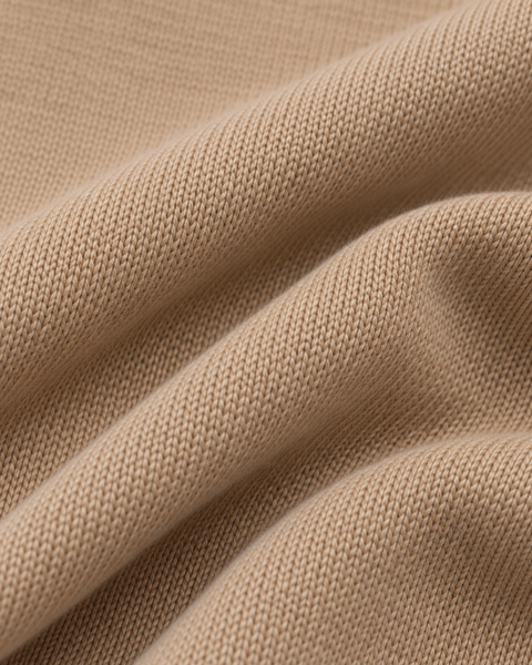 Classic Beige Quarter-Zip Sweater