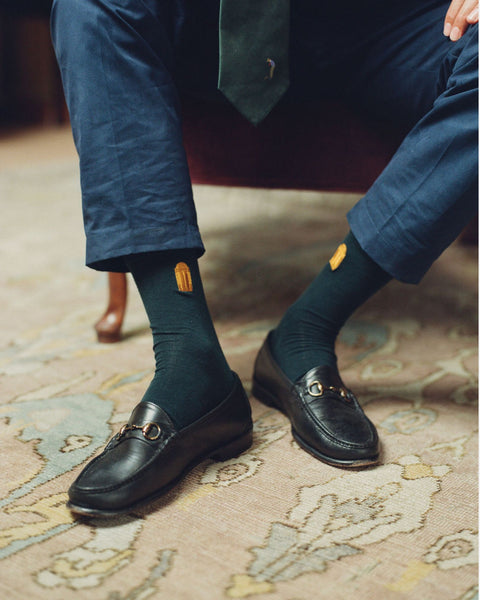 gucci dress socks GUCCI GG Striped Wool Socks