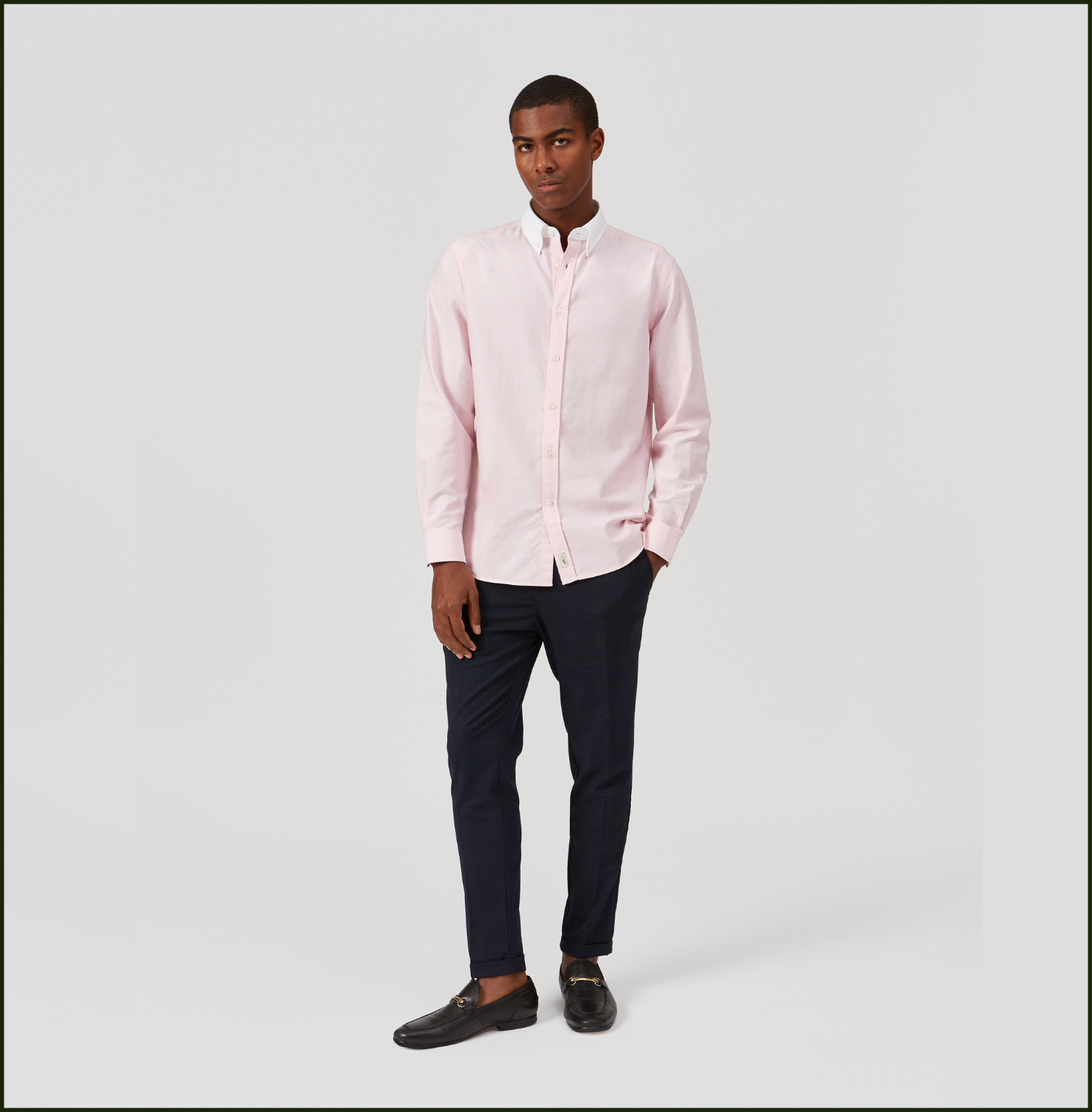 Pink 2024 oxford shirt