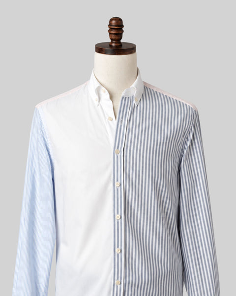 "Le Fun" Striped Oxford Shirt