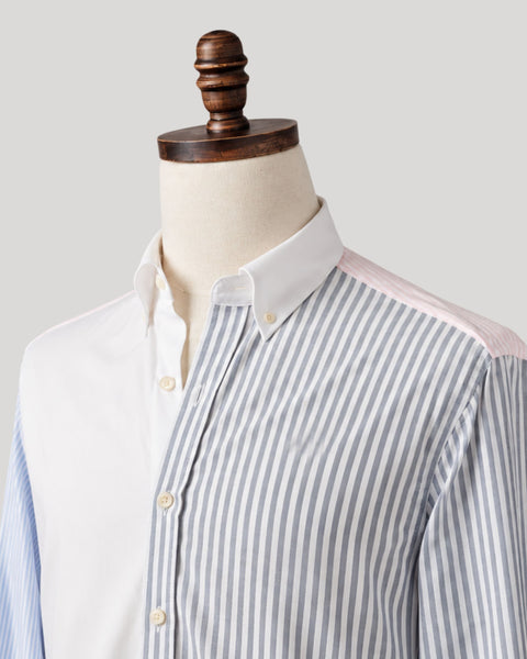 "Le Fun" Striped Oxford Shirt