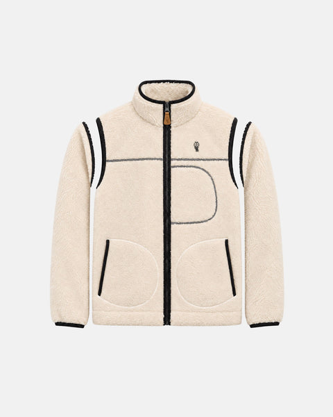 Alfré Cream Modular Fleece Gilet Jacket