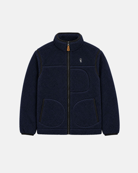 Alfré Navy Modular Fleece Gilet Jacket