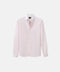 Pink Stripe Contrast Collar Oxford Shirt