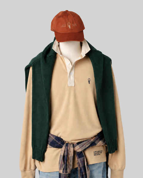 Alfré's Signature Beige Rugby Shirt