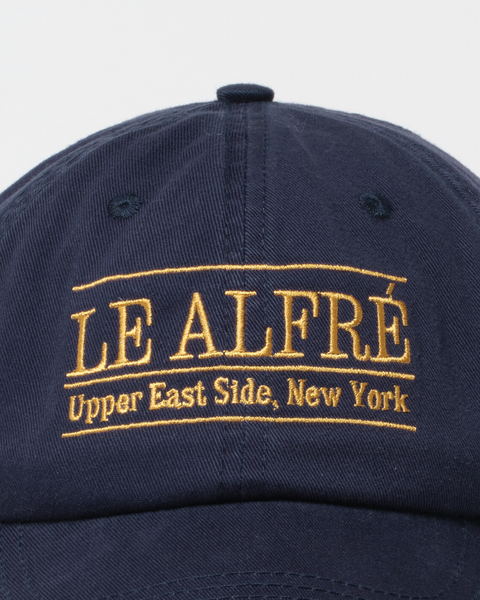 Le Alfré Upper East Side Navy Throwback Cap